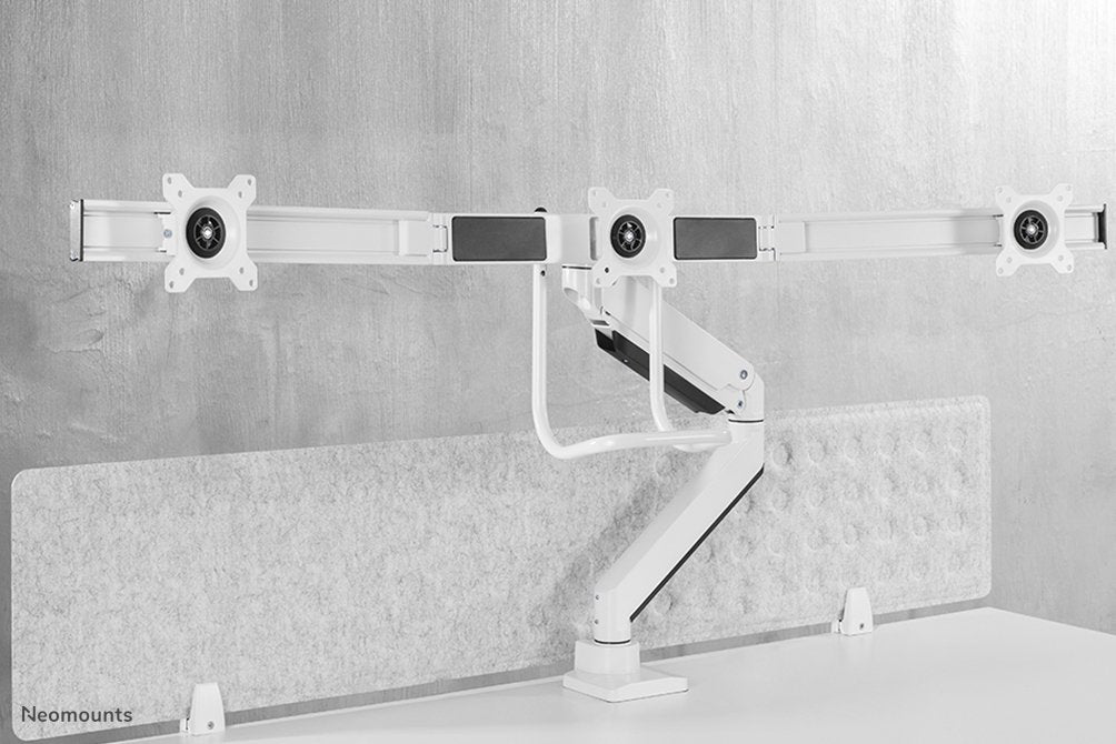 EAN 8717371447519 - Neomounts NM-D775DX3WHITE soporte para monitor 68,6 cm (27") Escritorio Blanco imagen 10