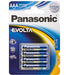 EAN 5410853044871 - Panasonic LR03 4-BL EVOLTA Batería de un solo uso AAA Alcalino imagen 1