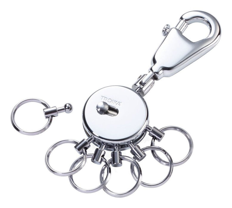 EAN 4024023469954 - TROIKA COLOURFUL LEAVES Llavero de anilla Multicolor, Plata imagen 2