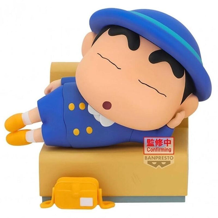 Figura Banpresto Crayon Shinchan Nakayoshi Memories Let'S Go To Kindergarten With Bochan Shinnosuke 7cm