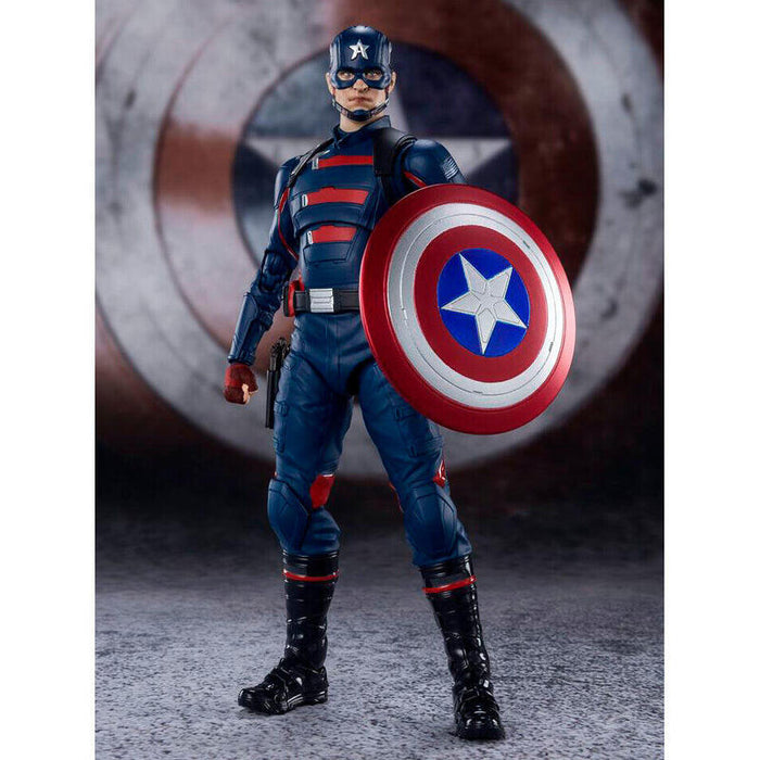 Figura Captain America John F. Walker The Falcon And The Winter Soldier Marvel 15cm