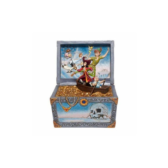 Figura Enesco Disney Peter Pan Cofre Del Tesoro Peter Pan Garfio & Compaia