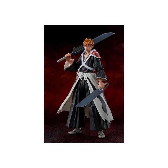 Figura Ichigo Kurosaki Dual Zangetsu Ver. Fig. 15,5 Cm Bleach Sh Figuarts