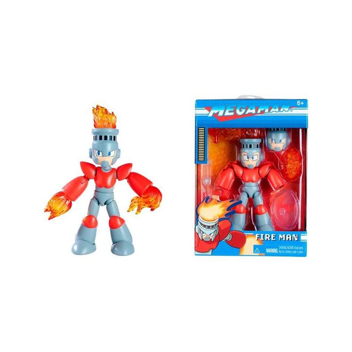 Figura  Jada Toys Mega Man - Hombre Fuego