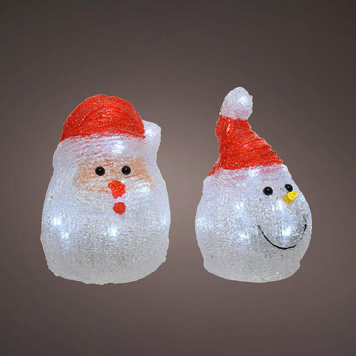 Figura Led Santa Claus Para Interior Modelos Surtidos. 491239