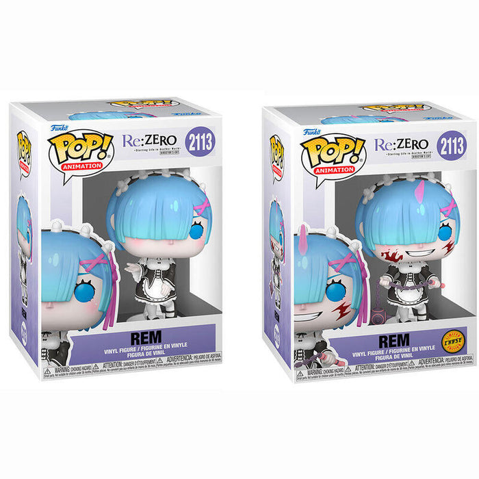 Pack De 6 Unidades - Figura Pop Re:Zero Starting Life In Another World Rem 5 + 1 Chase