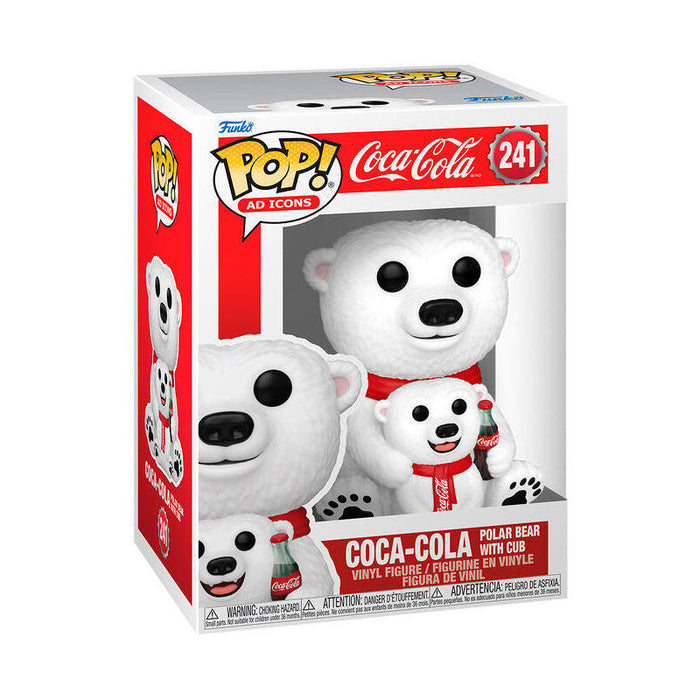 Figura Pop Coca -Cola Polar Bear With Cub
