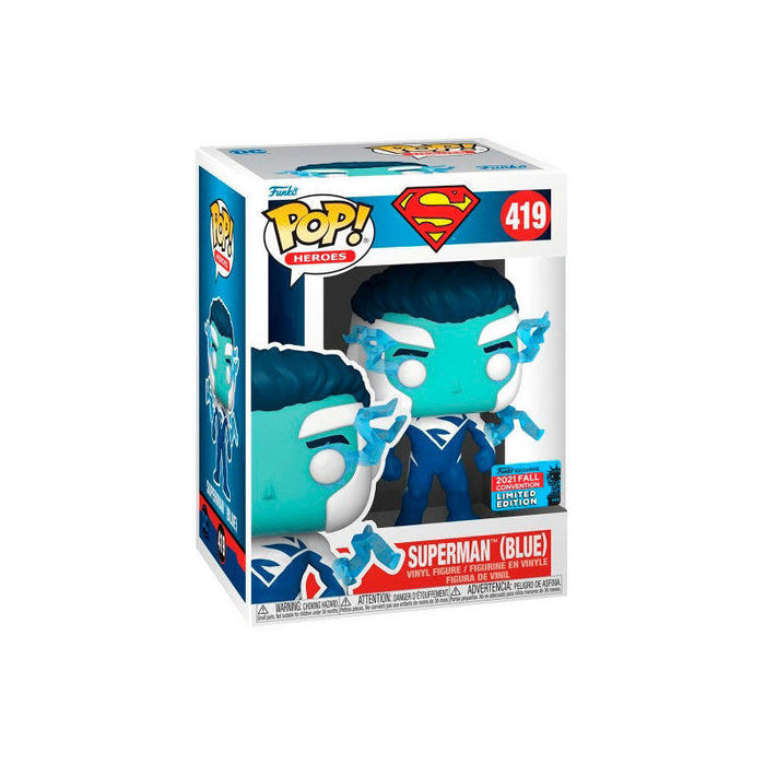 Figura Pop Dc Comics Superman Blue Exclusive