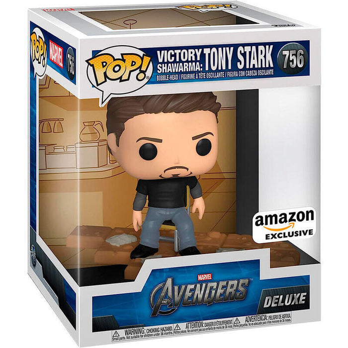 Figura Pop Deluxe Marvel Los Vengadores Avengers Tony Stark Exclusive