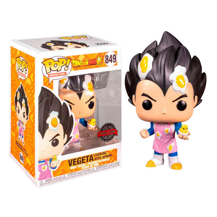 Figura Pop Dragon Ball Super Vegeta Cooking With Apron Exclusive
