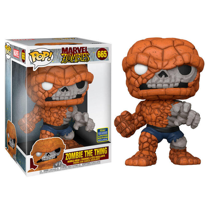 Figura Pop Marvel Zombies The Thing Exclusive 25cm