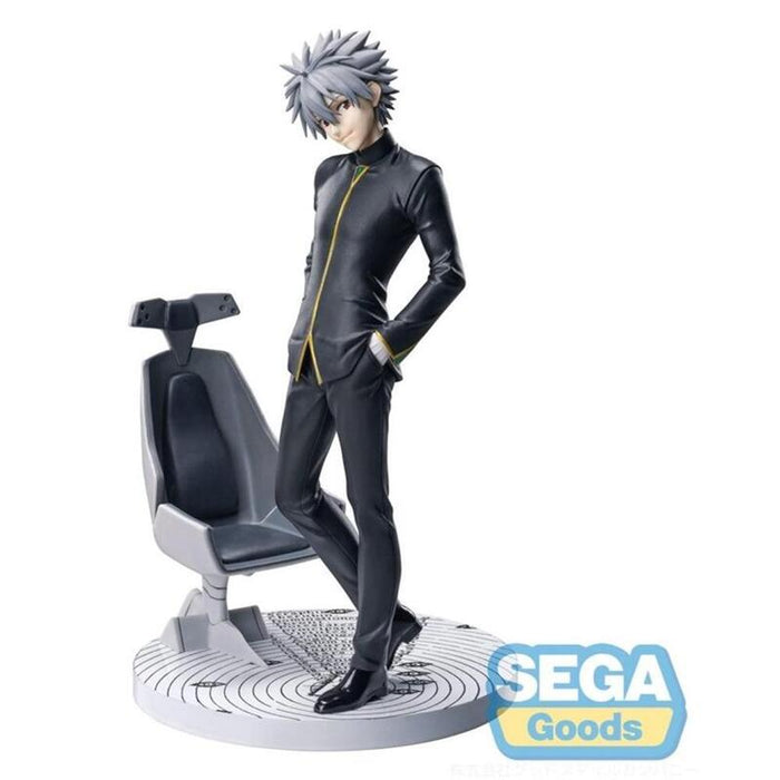 Figura Sega Goods Luminasta Evangelion 3.0 + 1.0 Thrice Upon A Time Kaworu Nagisa Commander Suit Ver. 2 20cm