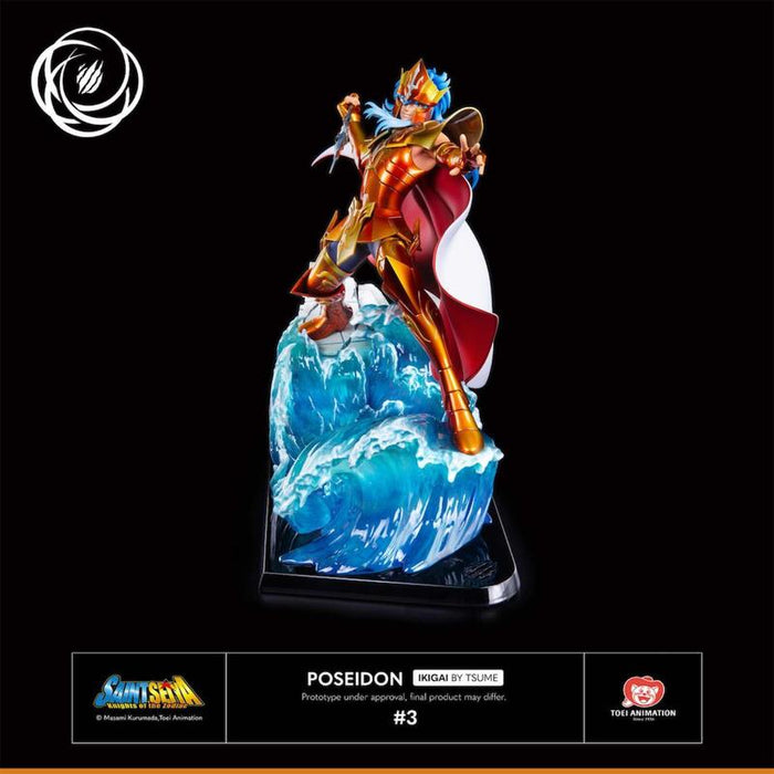 Figura Tsume Arts Saint Seiya Poseidon Resina Escala 1 6 Ikigai