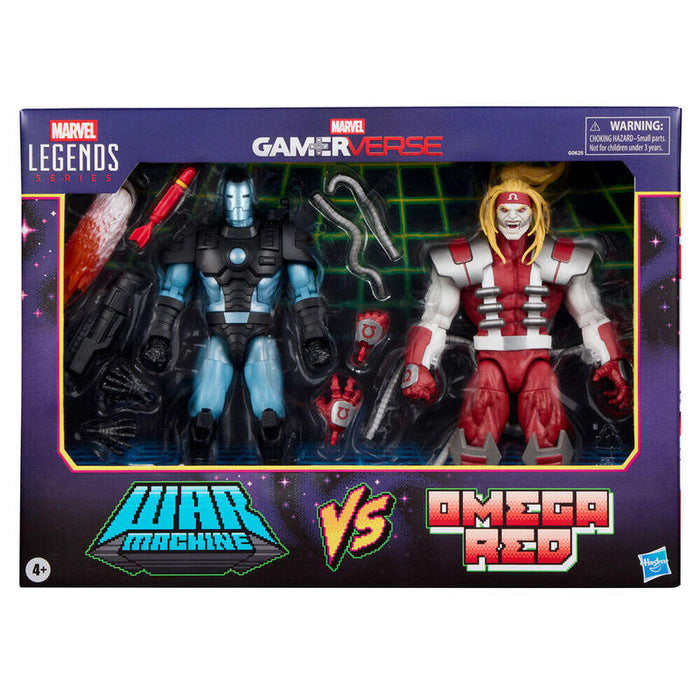 Figuras Blister 2 Marvel'S War Machine Vs Marvel'S Omega Red Gamerverse Marvel Legends Series 15cm