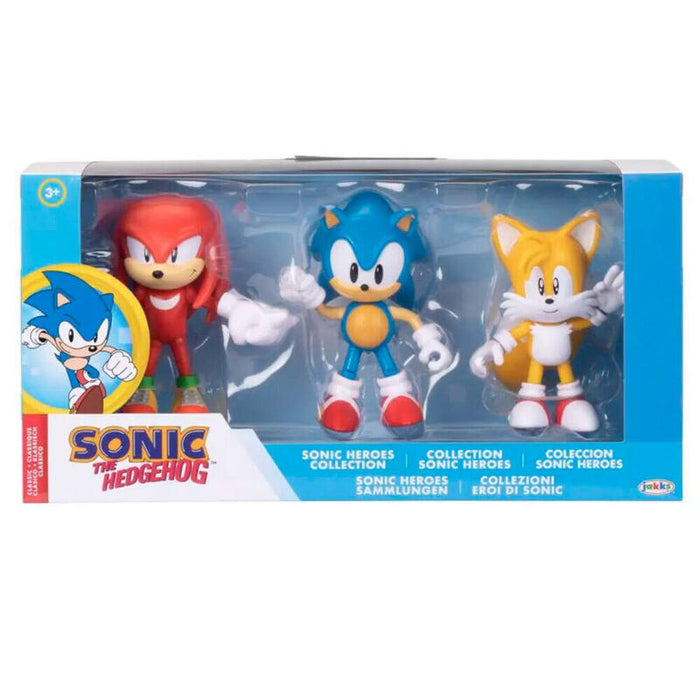 Figuras  Blister 3  Classic Sonic The Hedgehog 10cm