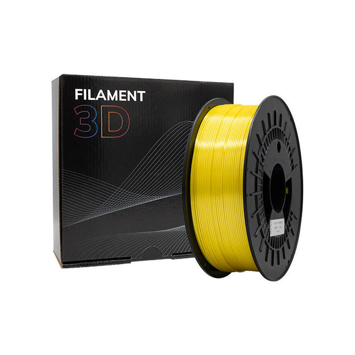 Filamento 3d Pla Silk - Diametro 1.75mm - Bobina 1kg - Color Amarillo