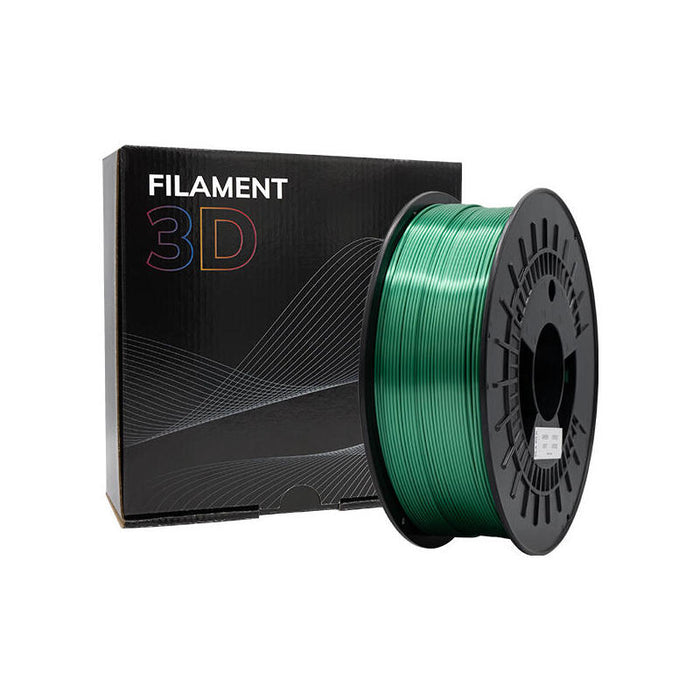 Filamento 3d Pla Silk - Diametro 1.75mm - Bobina 1kg - Color Verde
