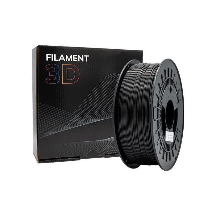 Filamento 3d Pla Tough - Diametro 1.75mm - Bobina 1kg - Color Negro
