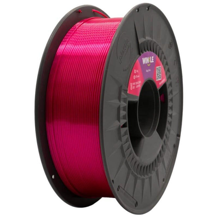 Filamento Winkle Pla Silk 1.75mm Rosa Rubí 1kg