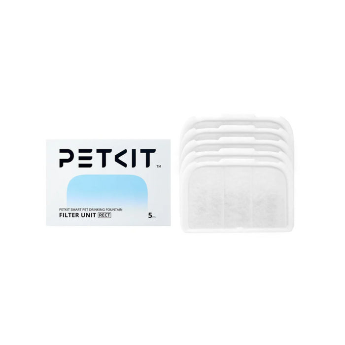Filtros Para Bebedero Automático Petkit Eversweet Max - Petkit Filter Unit Rect - Kit 5 Unidades