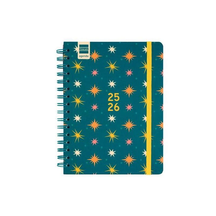 Finocam Agenda Cosmo Para Estudiantes Espiral Doble 4º Svh Stars 2025-2026