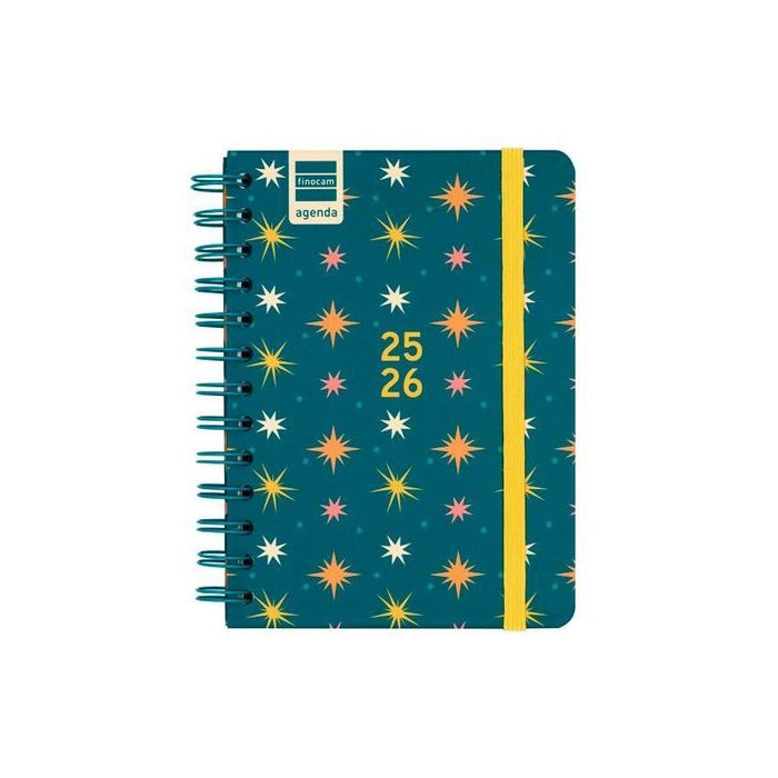 Finocam Agenda Cosmo Para Estudiantes Espiral Doble 8º Svh Stars 2025-2026