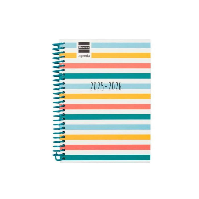 Finocam Agenda Diva Para Estudiantes Espiral 8º Svh Colors 2025-2026