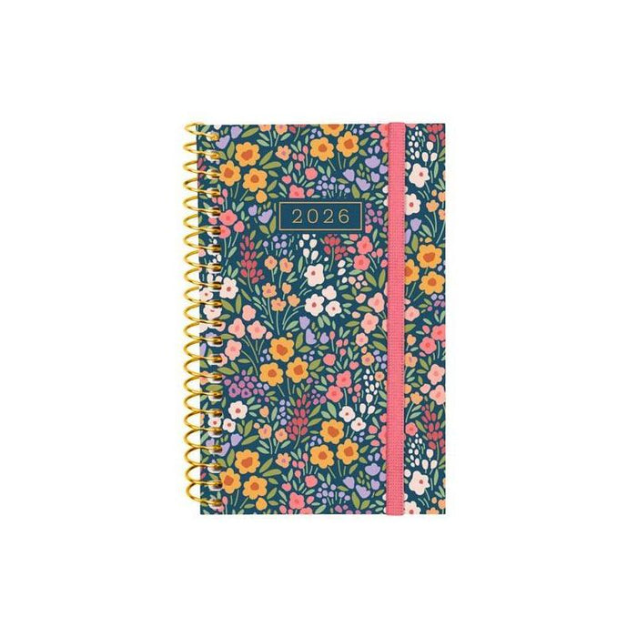 Finocam Agenda Espiral Design Collection E3-79x127mm Svh Tapa Pp Flora 2026