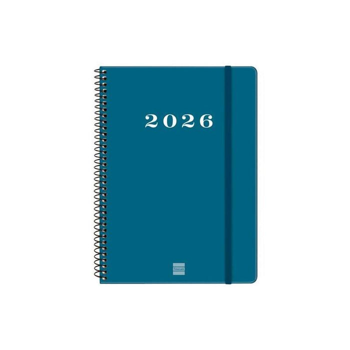Finocam Agenda Espiral My E10-155x212mm Svh Tapa Dura Azul 2026