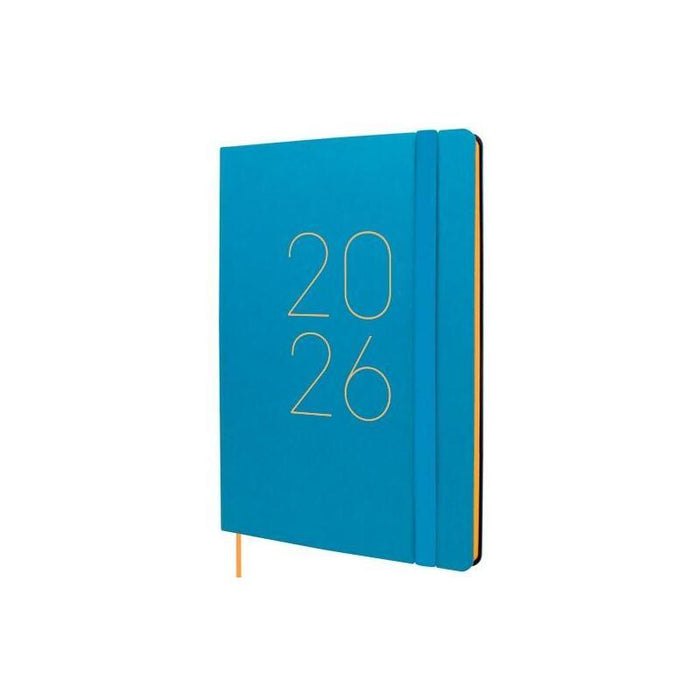 Finocam Agenda Flexi Lisa Fa5-148x210mm Svv Tapa Blanda Azul 2026