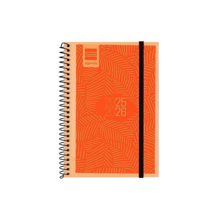 Finocam Agenda Para Estudiantes Espiral E8 - 120x171mm Svh Personalizable 2025-2026