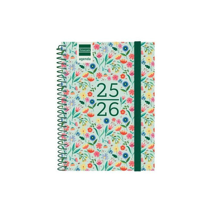 Finocam Agenda Secundaria Para Estudiantes Espiral 4º Svh Fiori 2025-2026