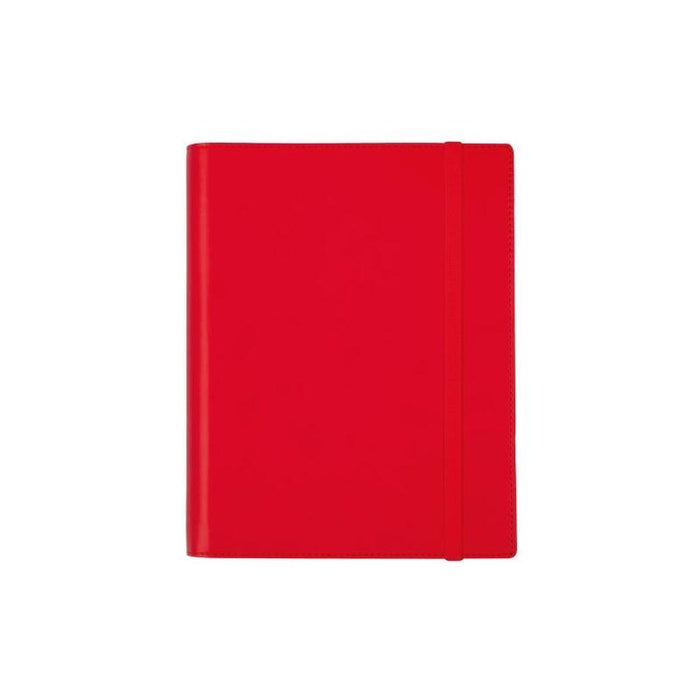 Finocam Duoband Agenda Con Bloc De Notas - Anual 2026 - Formato E10 - 176x28x226mm - 1 Dia Por Pagina - Rojo
