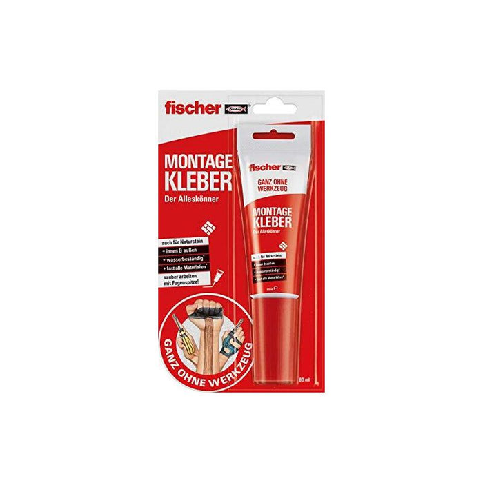 Fischer Adhesivo De Montaje Gow, Tubo 80ml 545864