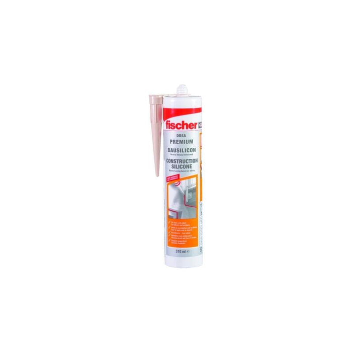 Fischer Bausilicon Dbsa Tp 310ml, Sellador Transparente 53090
