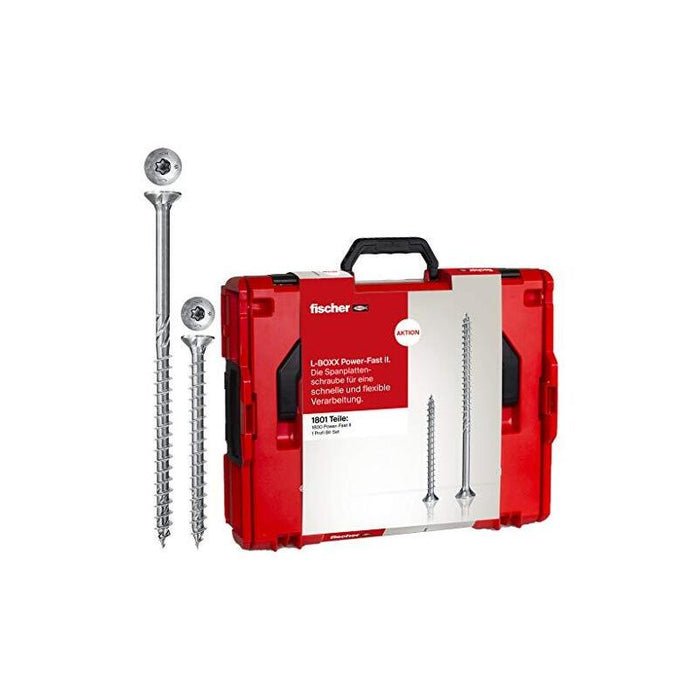 Fischer L-Boxx 102 Power-Fast Ii Tx Campaña, Juego De Tornillos 558739