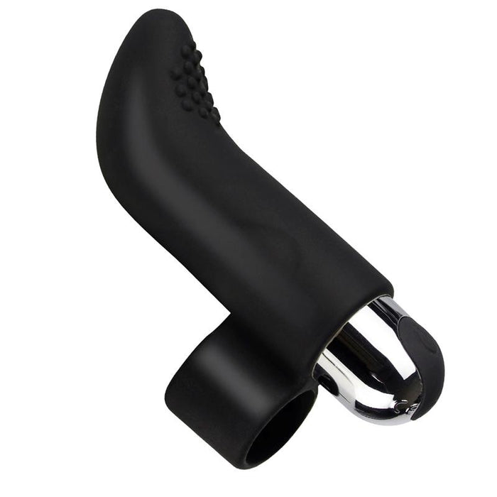Vibrador Fivib Estimulador De Dedo Usb Silicona Negro