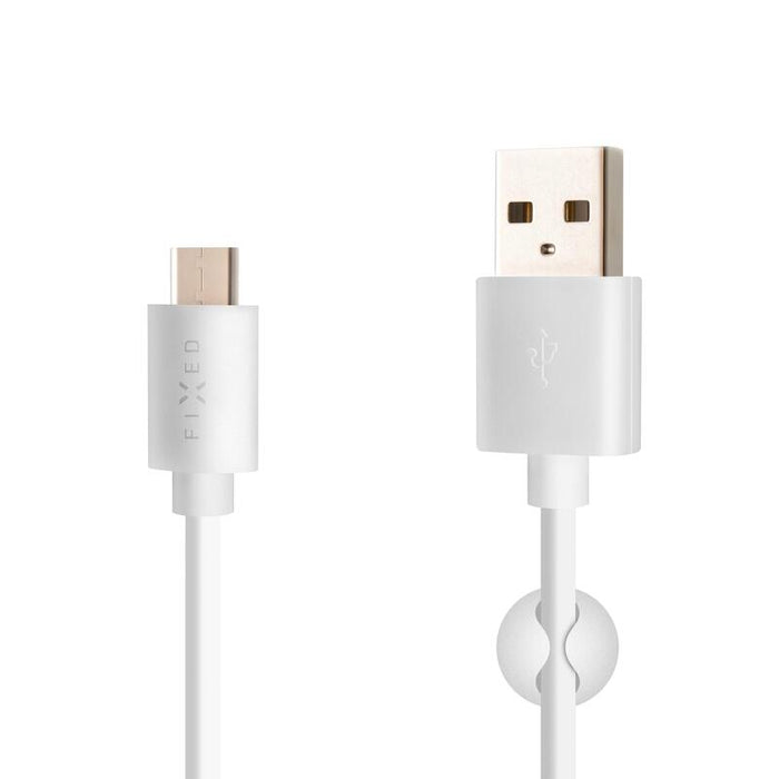 Fixed Datový A Nabíjecí Kabel, Usb-A -> Usb-C, 20 W, Délka 2 M, Bílá