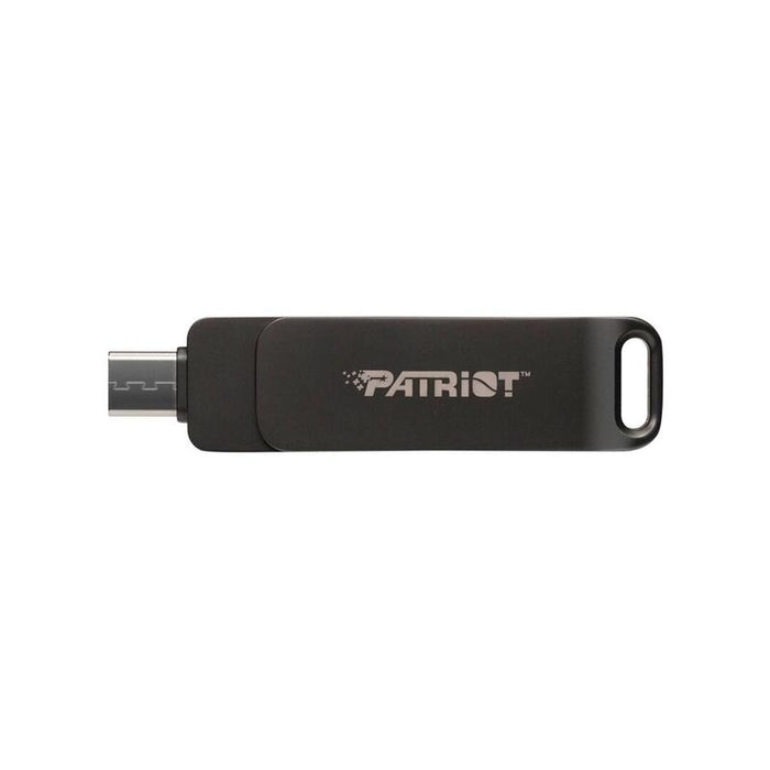 Flashdrive Patriot Rage R550 512gb 100 Mb/S Usb A+C Diseño Giratorio (Pe512gr550dsad) Negro