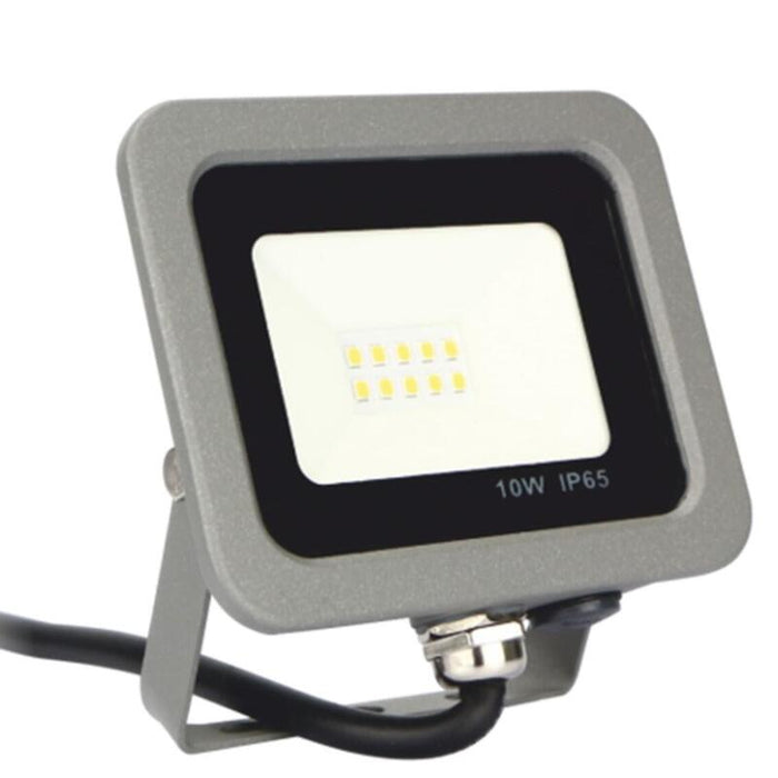 Foco Led Silver Electronics Forge+Proyector Ips 65 10w -  5700k Luz Fria -  800lm Color Gris