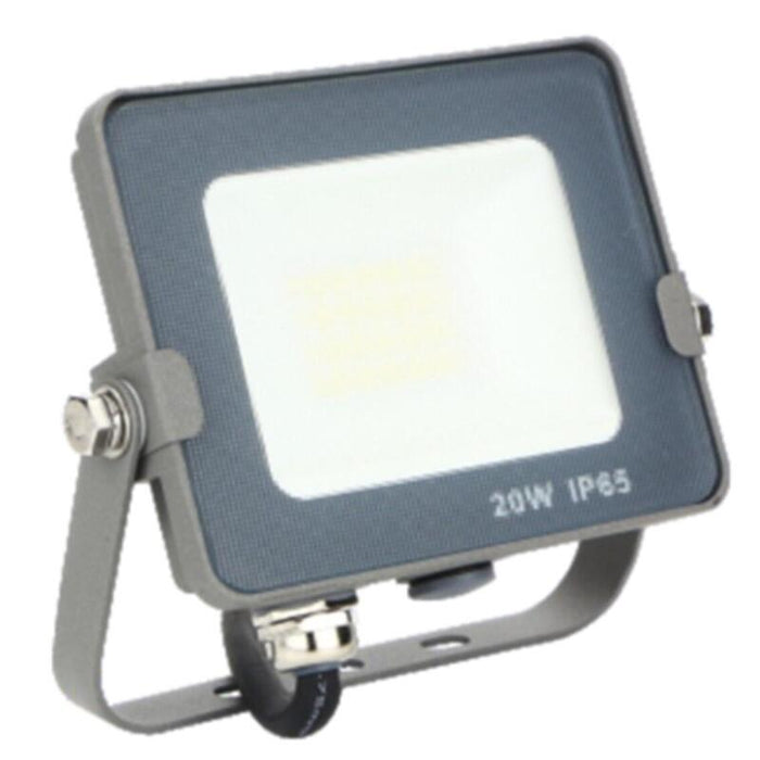 Foco Led Silver Electronics Forge+Proyector  Ips 65 20w -  5700k Luz Fria -  1600lm Color Gris