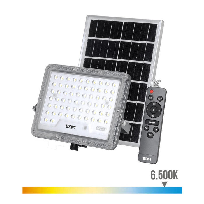 Foco Proyector Solar Slim 400w 3.500lm 6.500k Edm