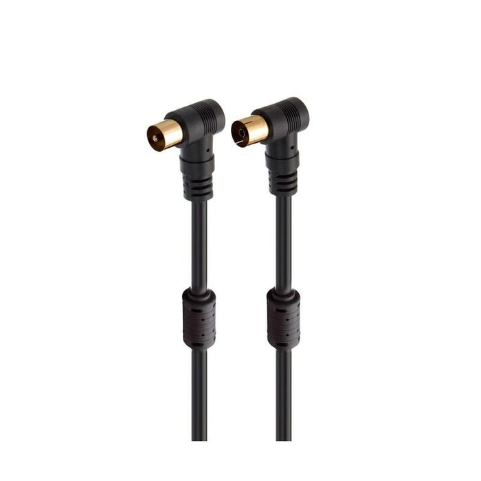 Fonestar Ant-Ne-3a Negro Cable De Antena Tv Vídeo Coaxial Macho A Antena Tv Vídeo Coaxial Hembra 3 Metros