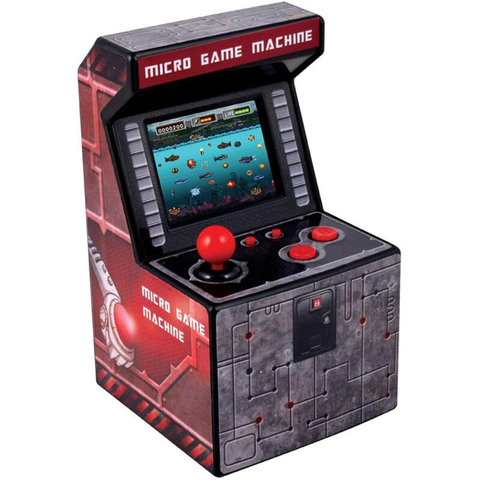 Fr-Tec Mini Maquina Arcade Ital - Pantalla 2.5" Tft - 240 Juegos Retro - Alimentacion Con 3 Pilas Aa - Volumen