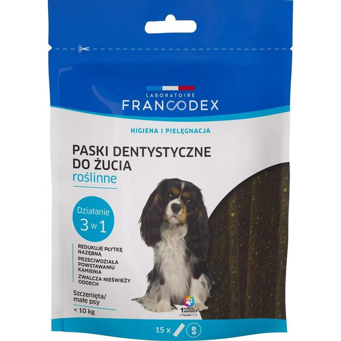 Francodex Tiras Masticables Para El Mal Olor Boca 228 G/ 15 Unidades