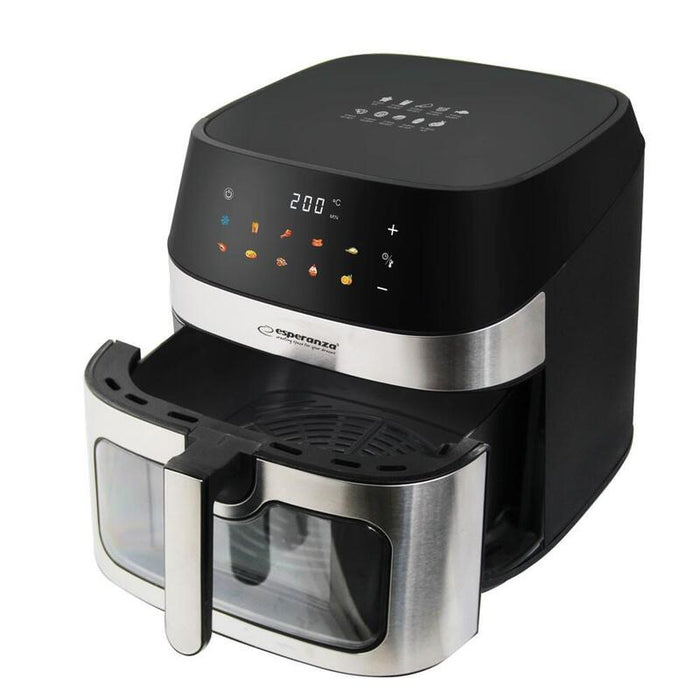 Freidora Esperanza Eka005 Sin Grasa 8l, 1600w Inox Esper-5901299965542