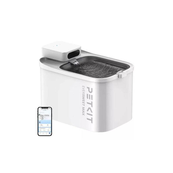 Fuente De Agua Inteligente Para Mascotas 3l - Petkit Eversweet Max  - Portable Con Batería - Sensor De Movimiento - Control Por App
