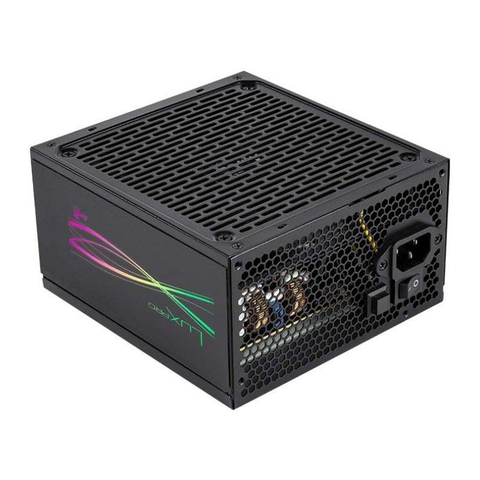 Fuente De Alimentación Aerocool Luxpro Rgb1000m 1000w Ventilador 14cm 80 Plus Gold