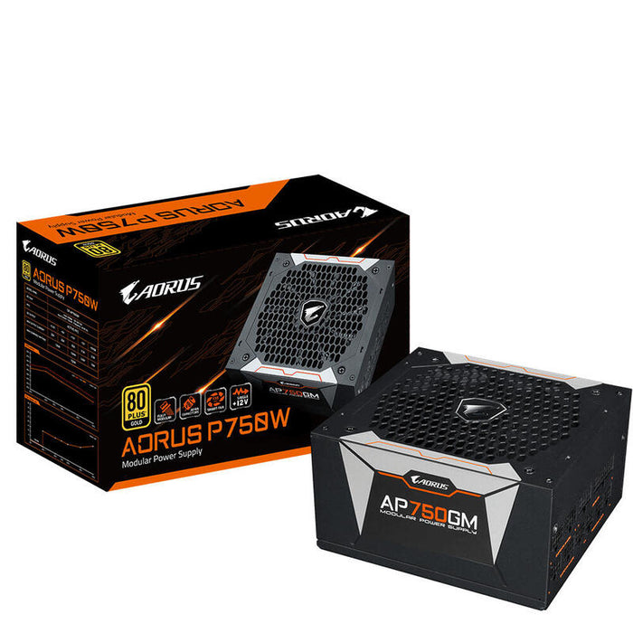 Fuente De Alimentacion Gigabyte Gp-Ap750gm 750w 80+ Gold