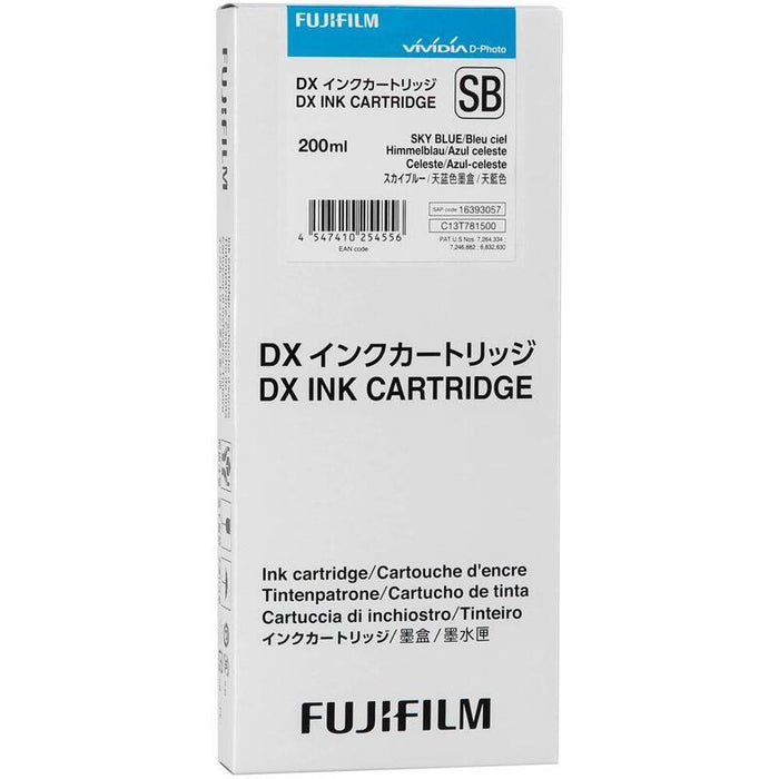 Fujifilm Dx Ink Cartridge 200 Ml Skyblue